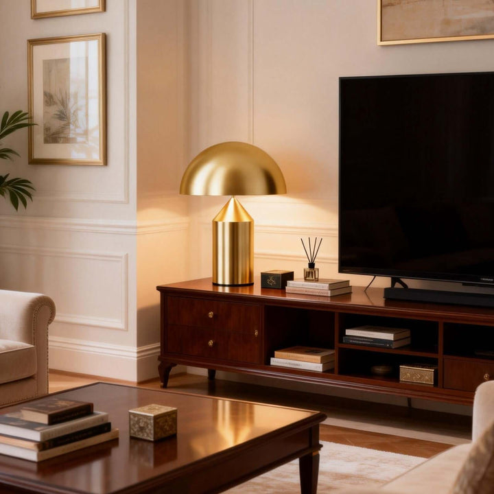 Zelviro Table Lamp - Modern Art Deco Style for Living Room