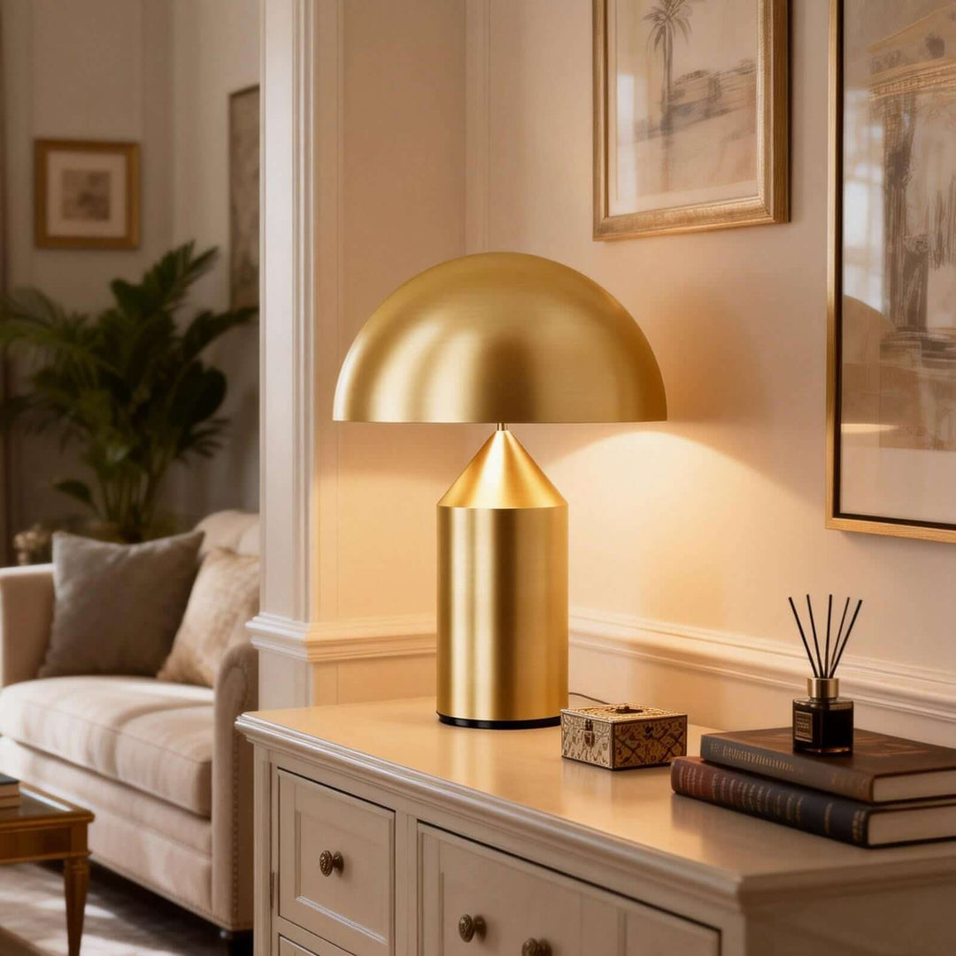 Zelviro Table Lamp - Modern Art Deco Style for Living Room