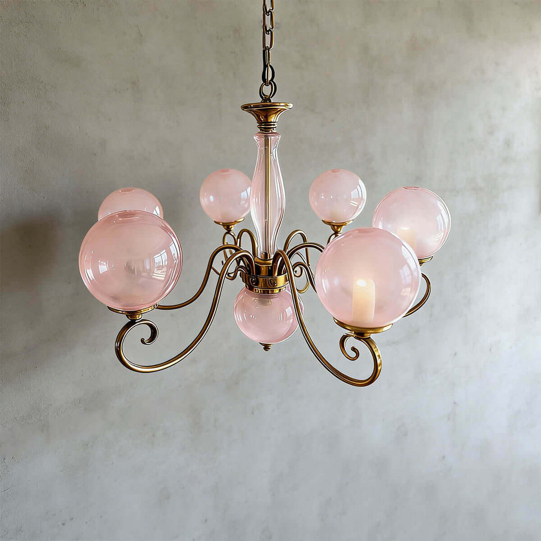 Xylen Chandelier – Vintage French Glass Chandelier