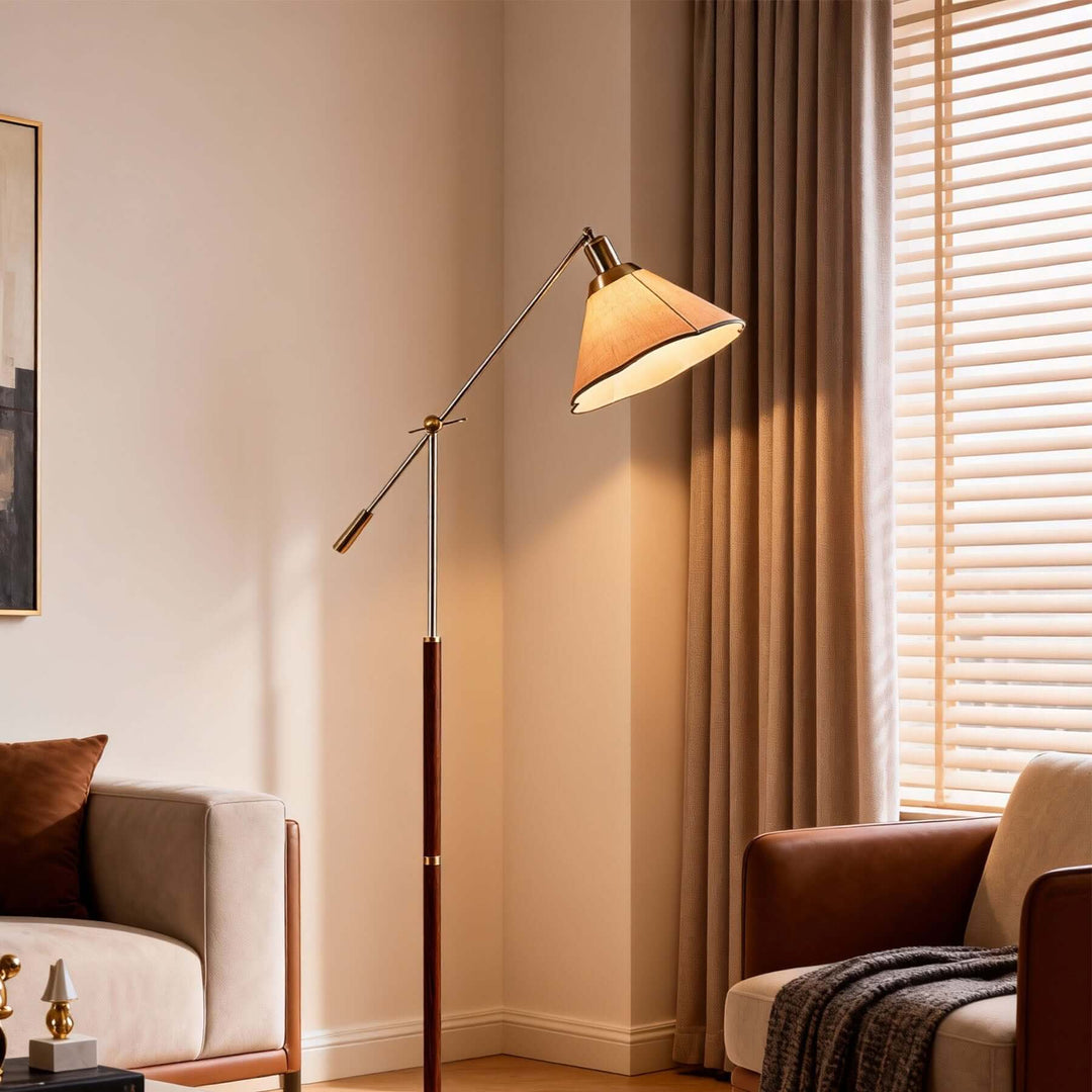 Molti Floor Lamp – American Style Modern Fabric Lighting