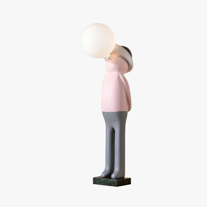 Molunu Sculptural Table Lamp – Interesting Cream Table Light
