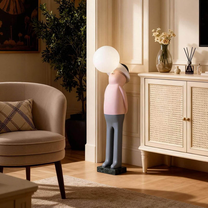 Molunu Sculptural Table Lamp – Interesting Cream Table Light