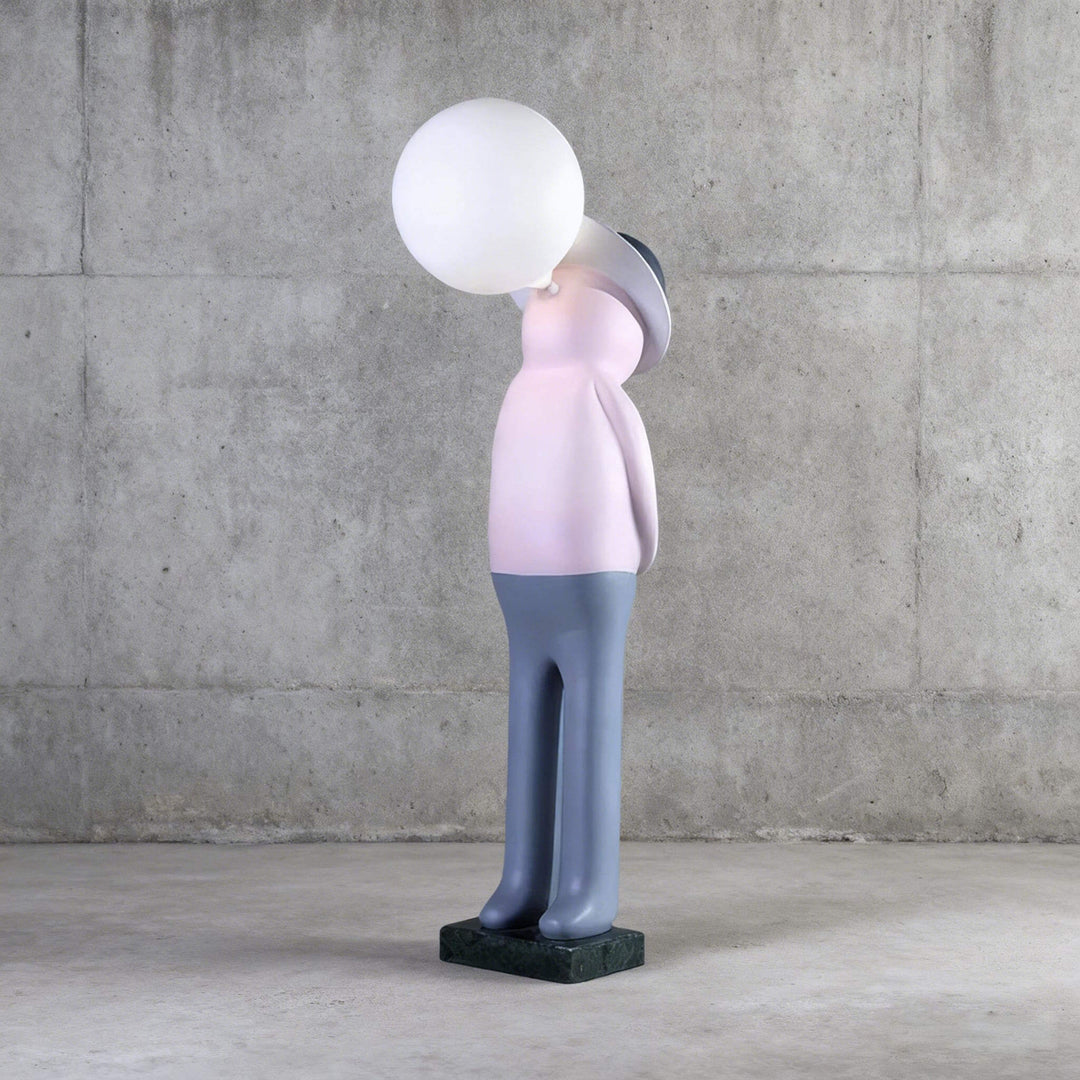 Molunu Sculptural Table Lamp – Interesting Cream Table Light