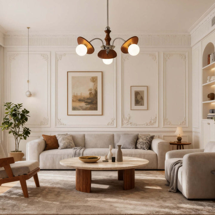 Moyen Chandelier – Nordic Minimalist Retro Living Room Lamp