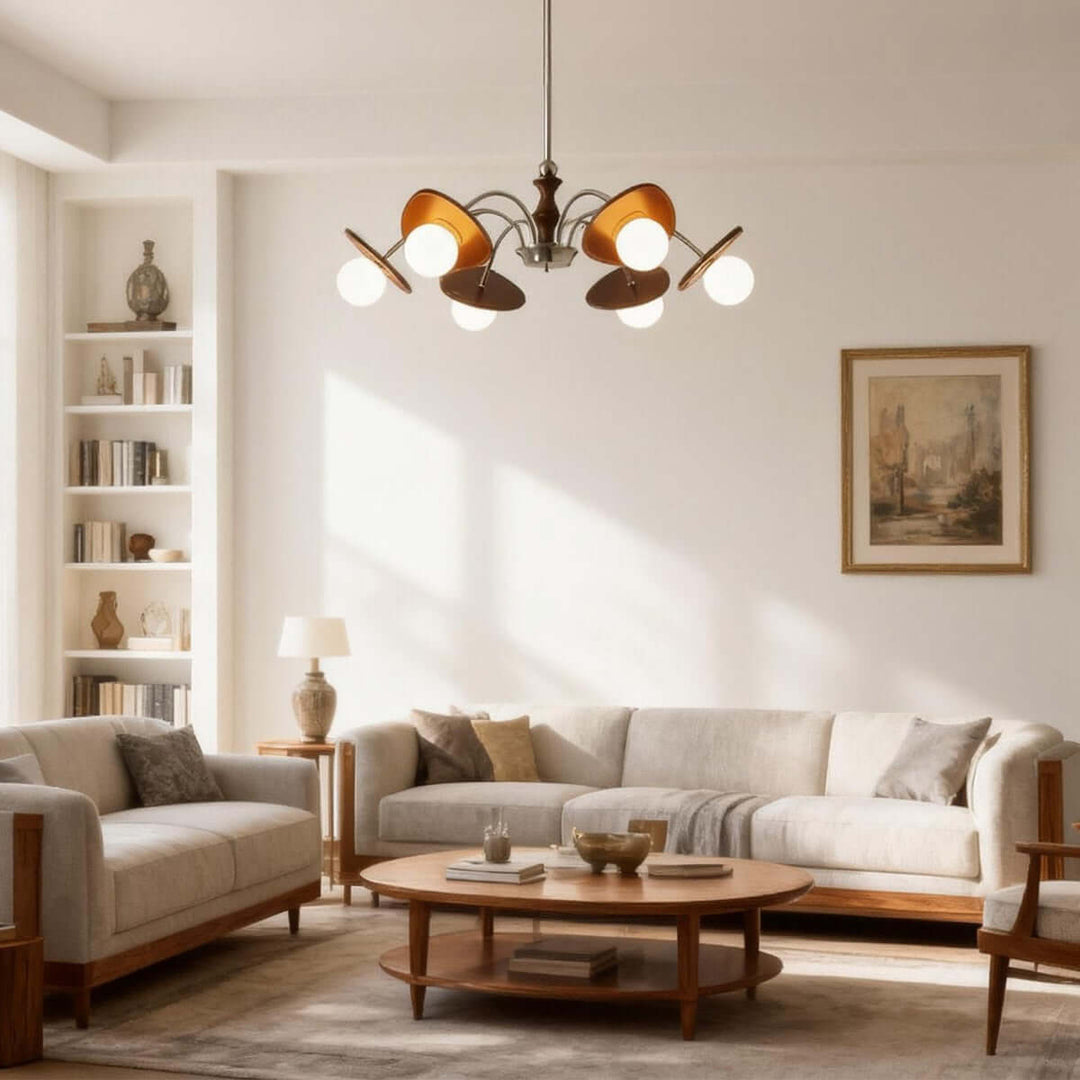 Moyen Chandelier – Nordic Minimalist Retro Living Room Lamp
