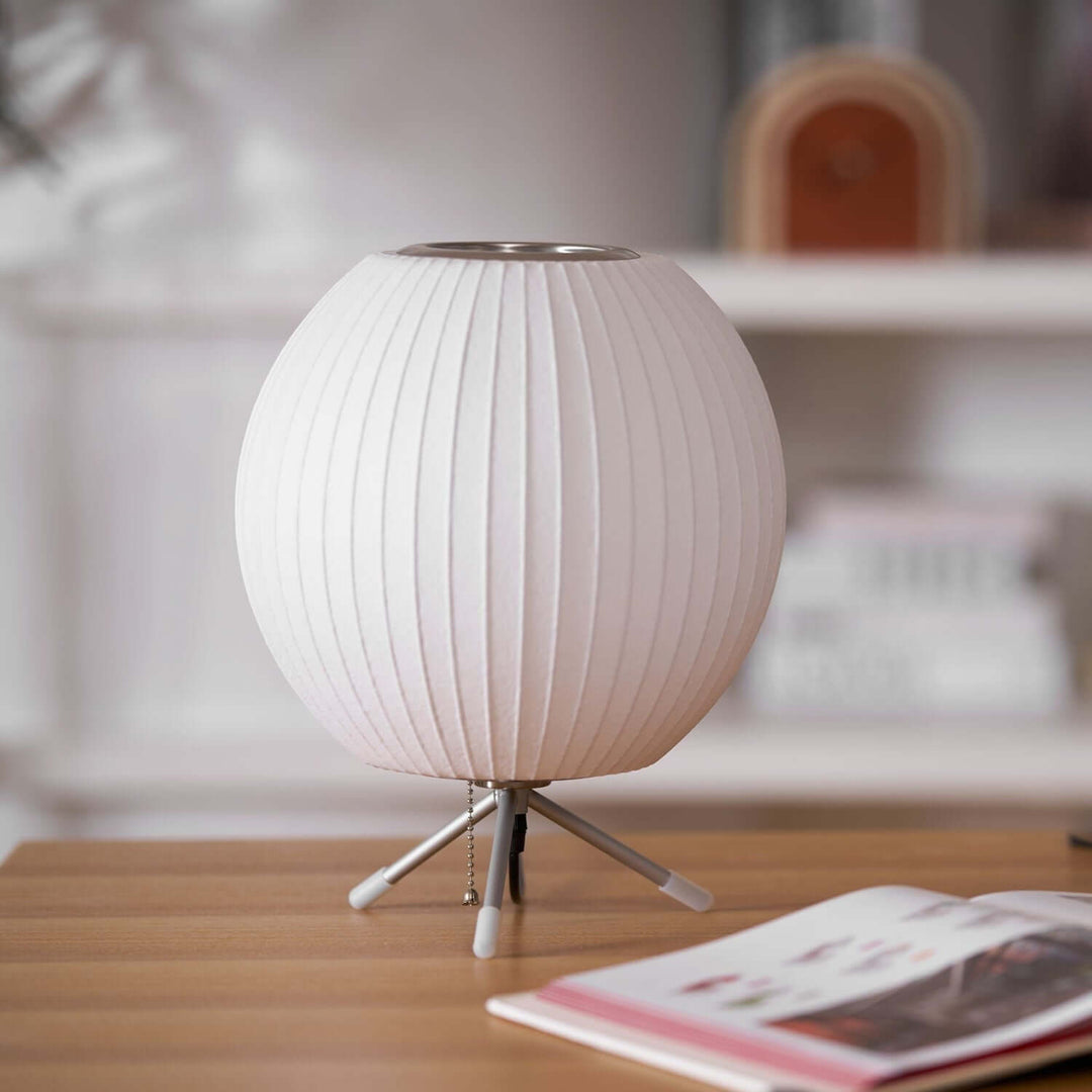 Nelson Tripod Table Lamp | Japanese Minimalist Wabi-Sabi Style