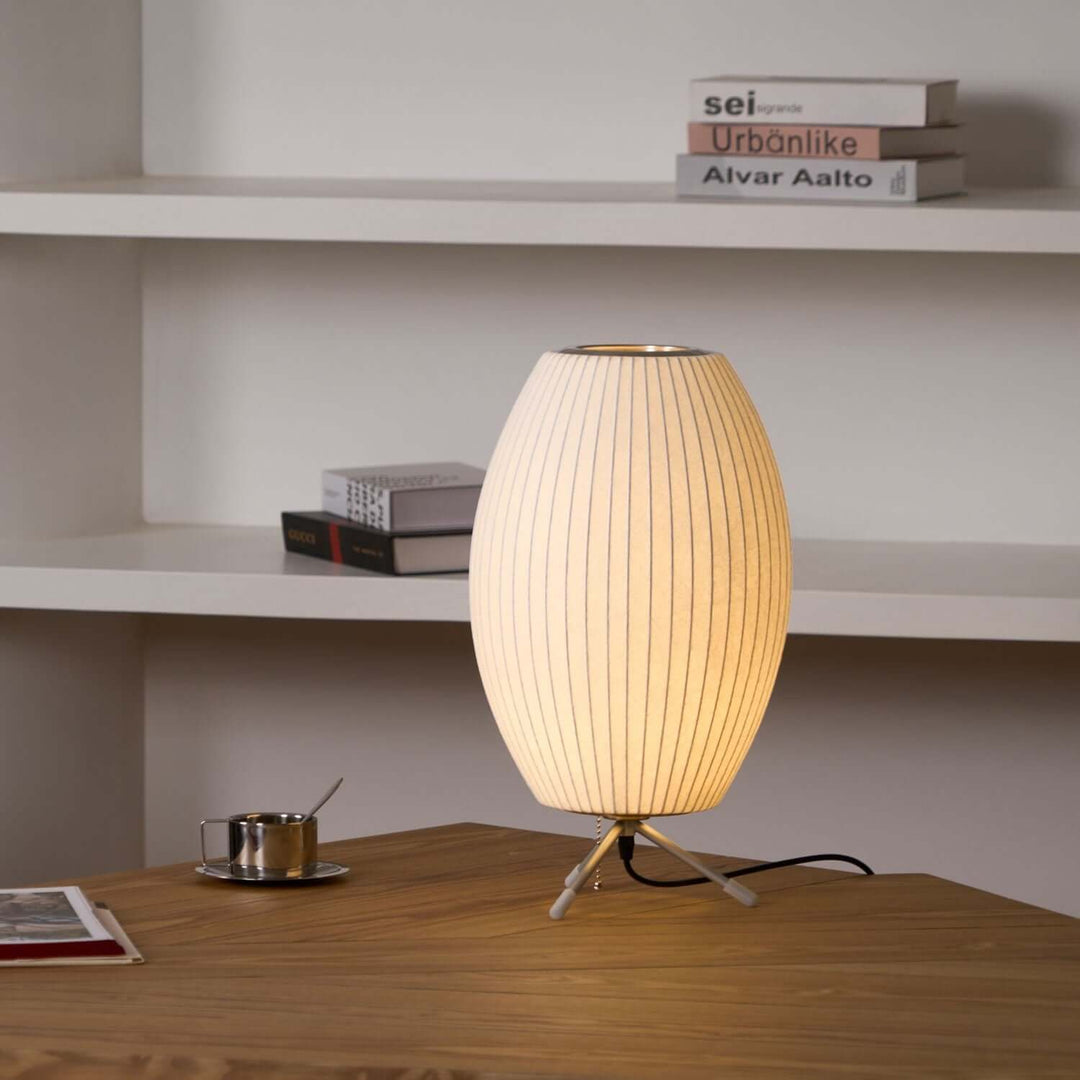 Nelson Tripod Table Lamp | Japanese Minimalist Wabi-Sabi Style