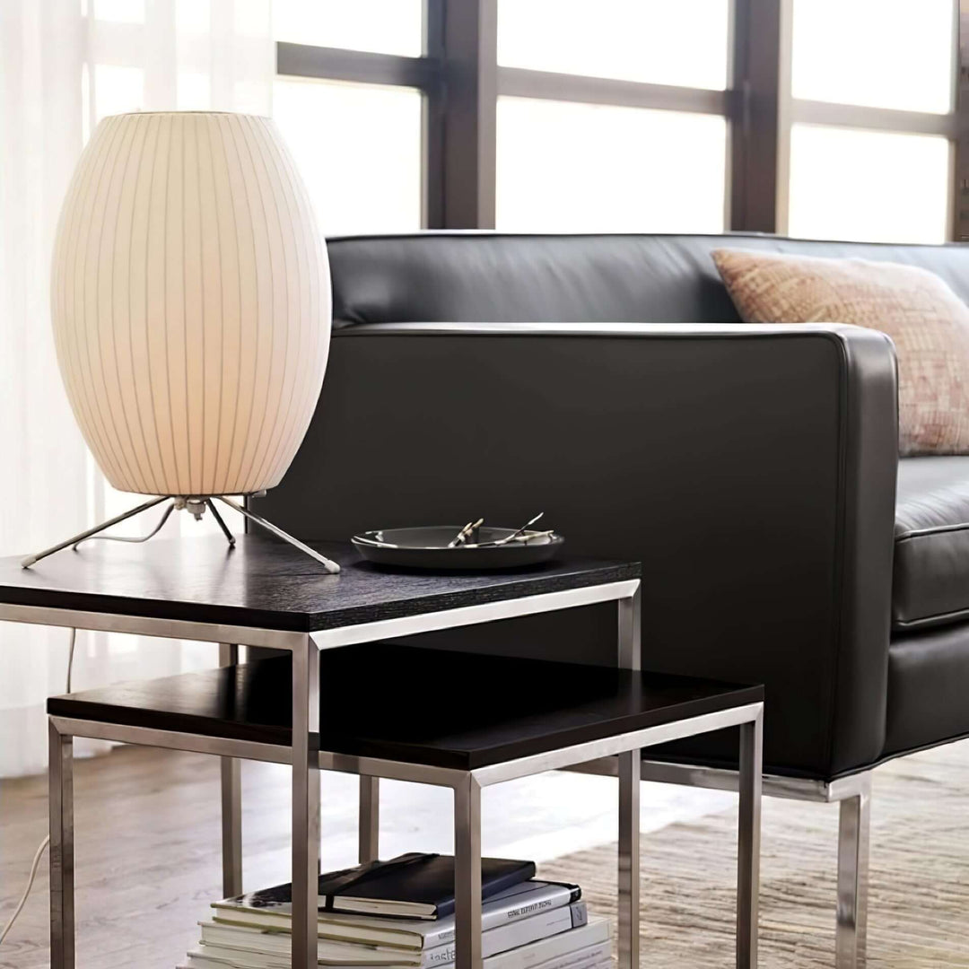 Nelson Tripod Table Lamp | Japanese Minimalist Wabi-Sabi Style