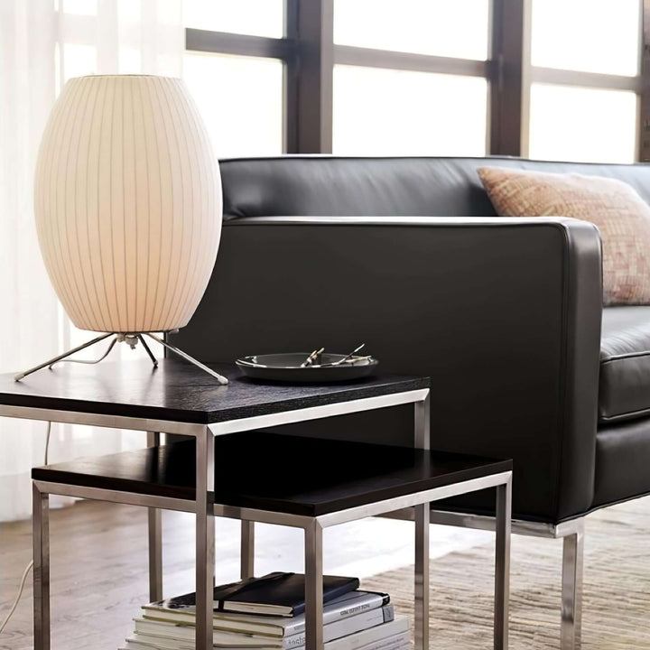 Nelson Tripod Table Lamp | Japanese Minimalist Wabi-Sabi Style