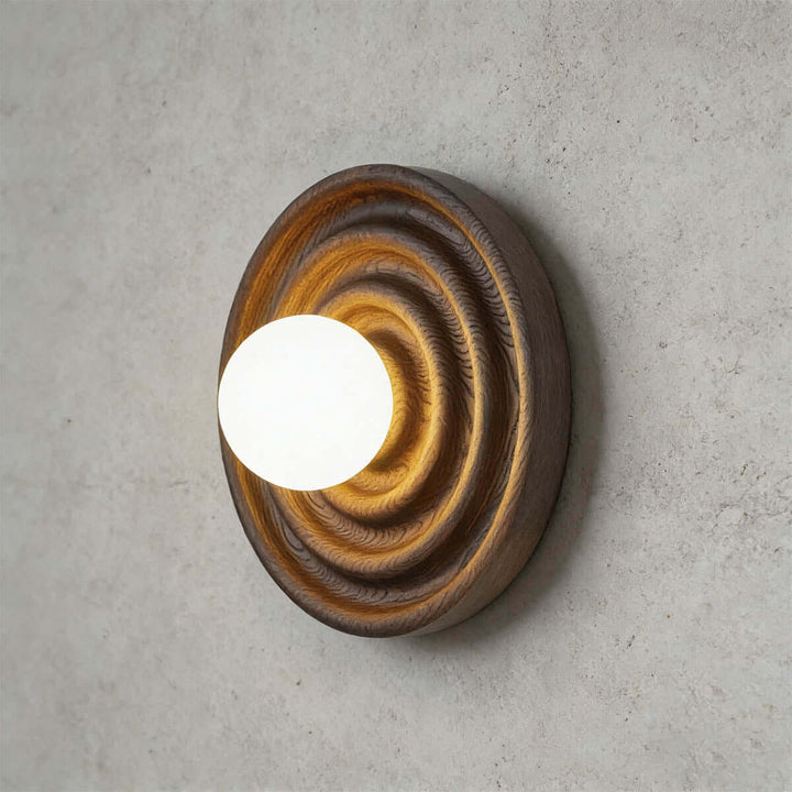 Nirelo Wall Lamp - Retro Minimalist Statement Wood Light