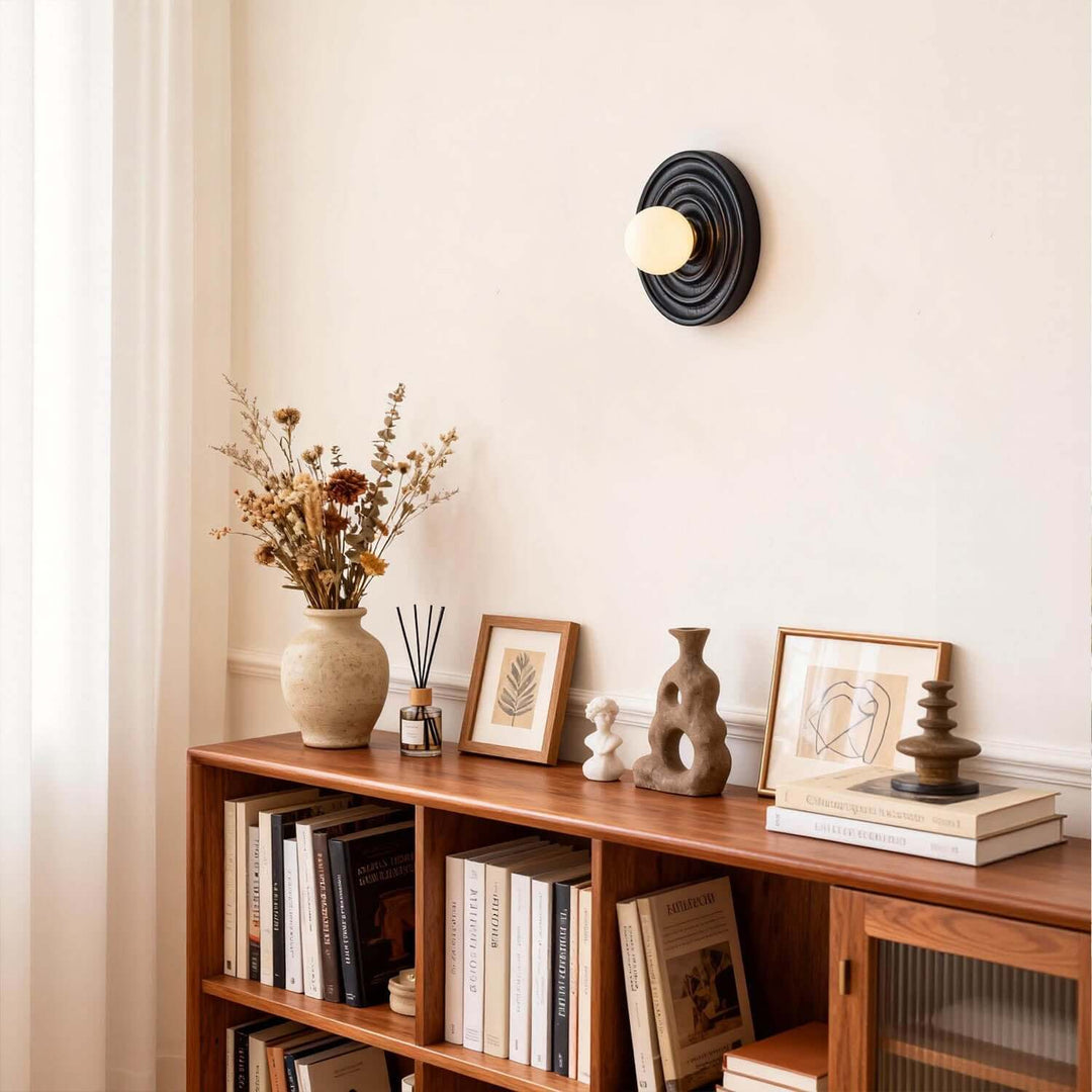 Nirelo Wall Lamp - Retro Minimalist Statement Wood Light