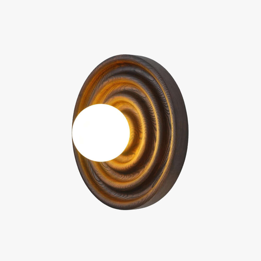 Nirelo Wall Lamp - Retro Minimalist Statement Wood Light