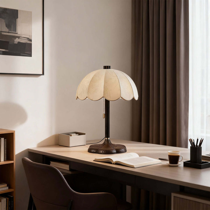 Nuvro Table Lamp – Vintage Fabric Reading Table Lamp