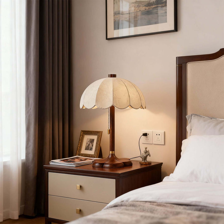 Nuvro Table Lamp – Vintage Fabric Reading Table Lamp