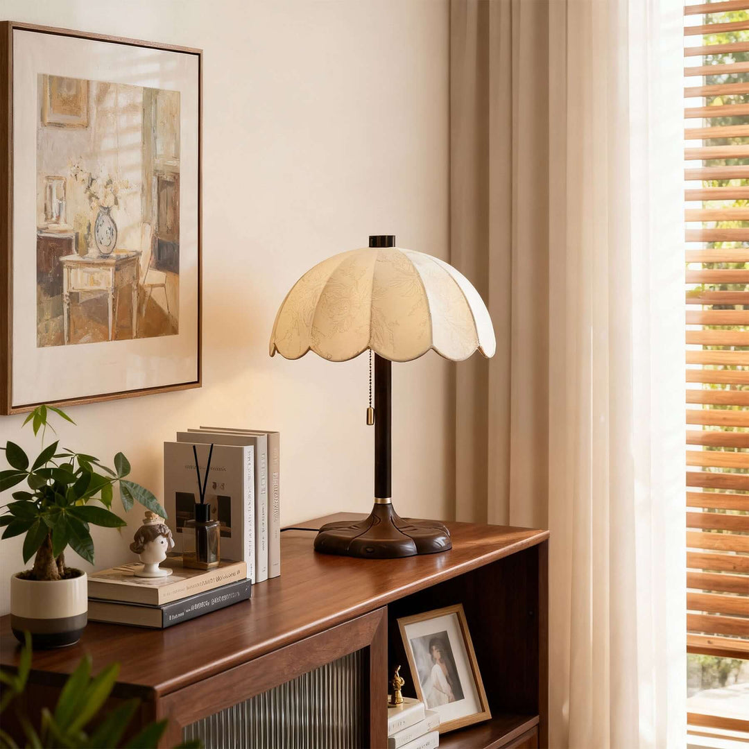 Nuvro Table Lamp – Vintage Fabric Reading Table Lamp