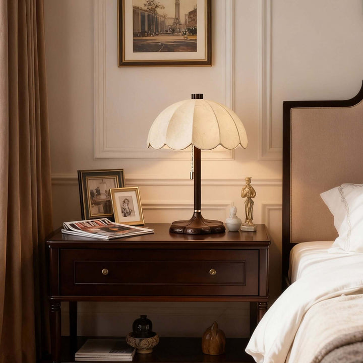 Nuvro Table Lamp – Vintage Fabric Reading Table Lamp