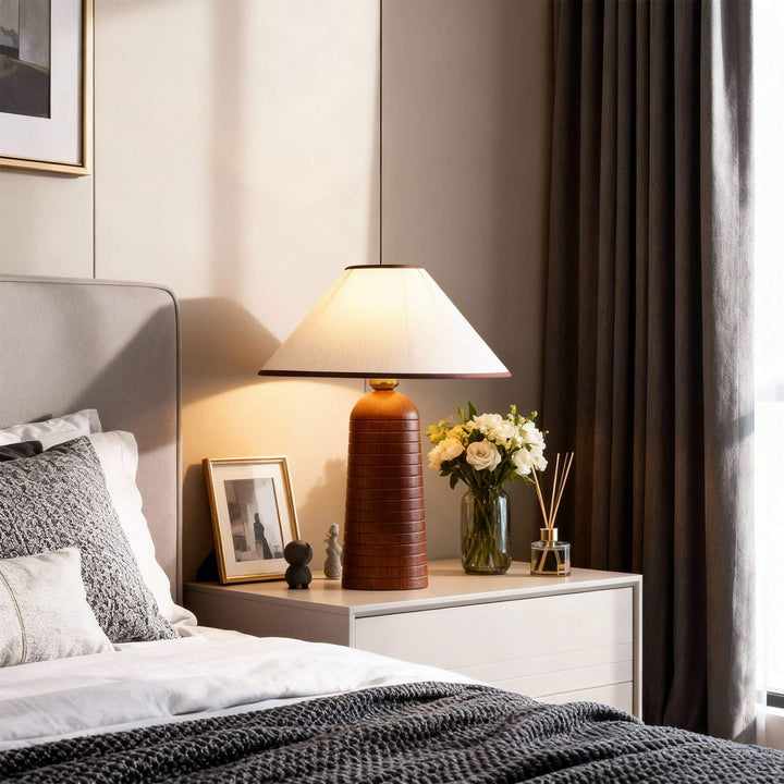 Orvae Table Lamp – Wabi-Sabi Fabric Vintage Table Lamp