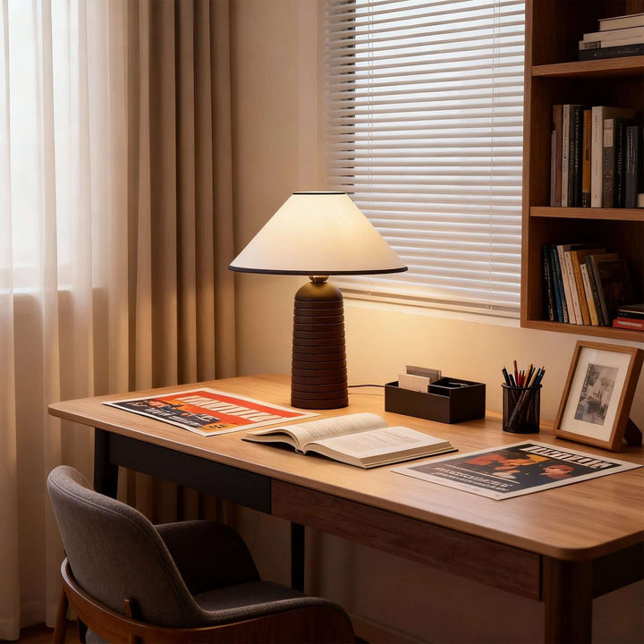 Orvae Table Lamp – Wabi-Sabi Fabric Vintage Table Lamp