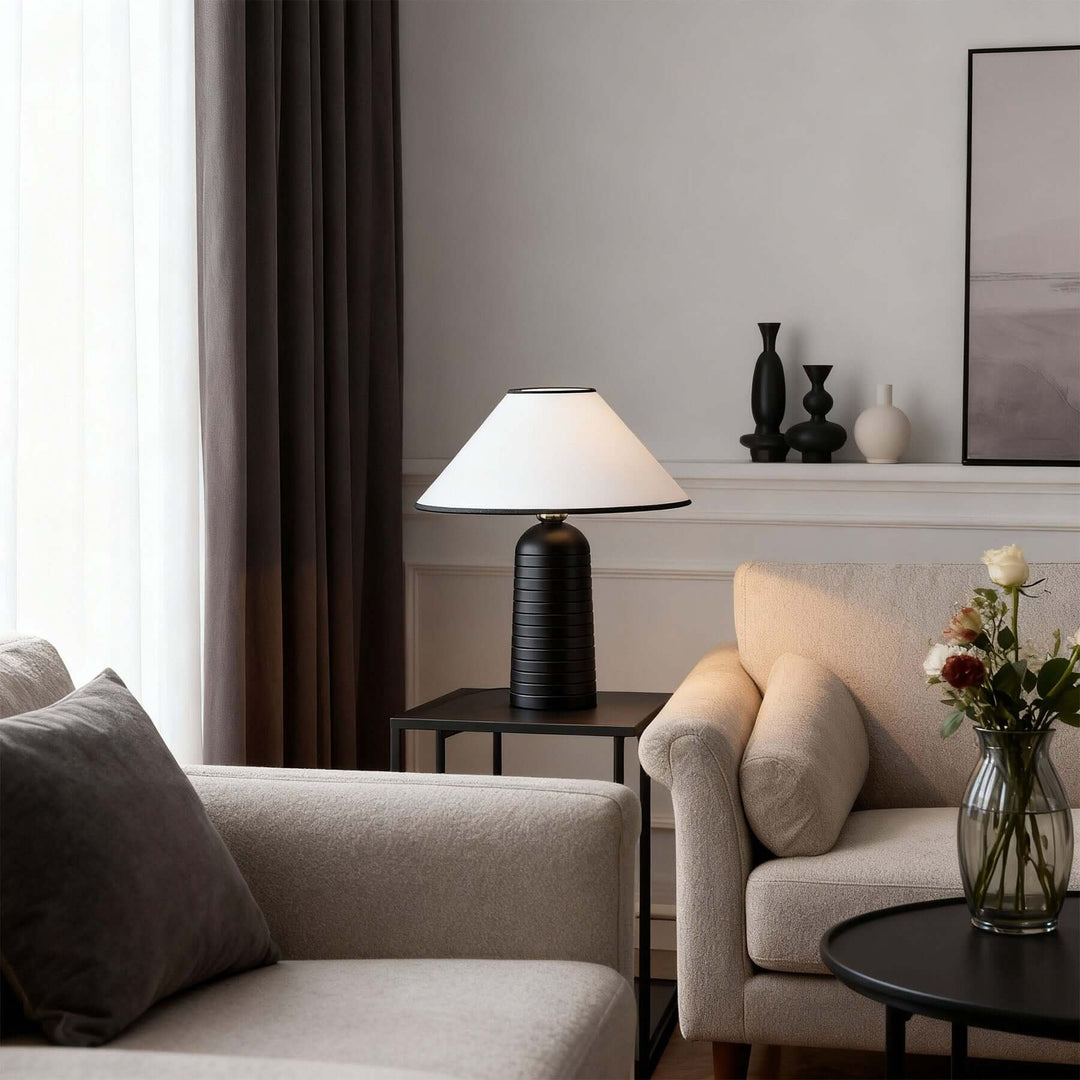 Orvae Table Lamp – Wabi-Sabi Fabric Vintage Table Lamp