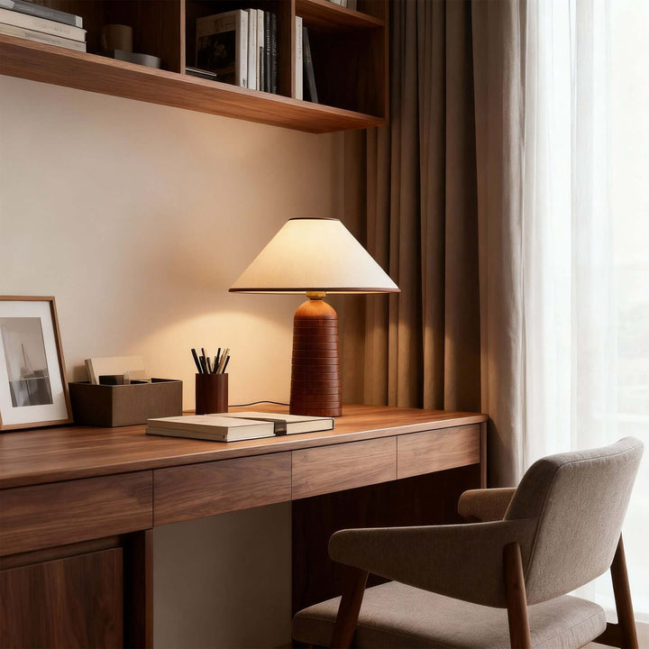 Orvae Table Lamp – Wabi-Sabi Fabric Vintage Table Lamp