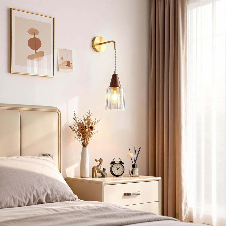 Parve Wall Light - Modern Classic Chic Glass Decorative Sconce