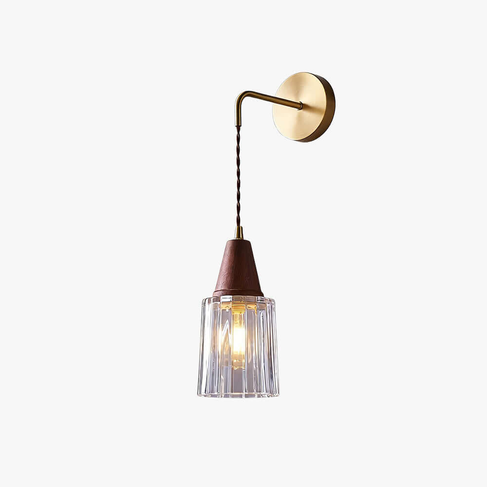 Parve Wall Light - Modern Classic Chic Glass Decorative Sconce