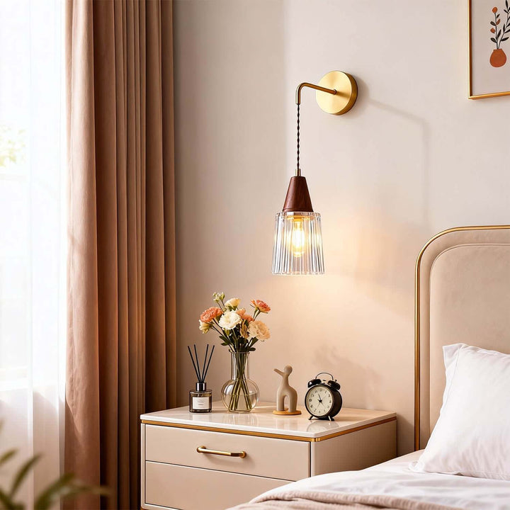 Parve Wall Light - Modern Classic Chic Glass Decorative Sconce