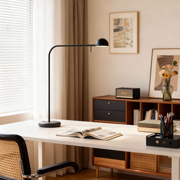 Pelano Table Lamp - Contemporary Minimalist Aluminum Office Lamp