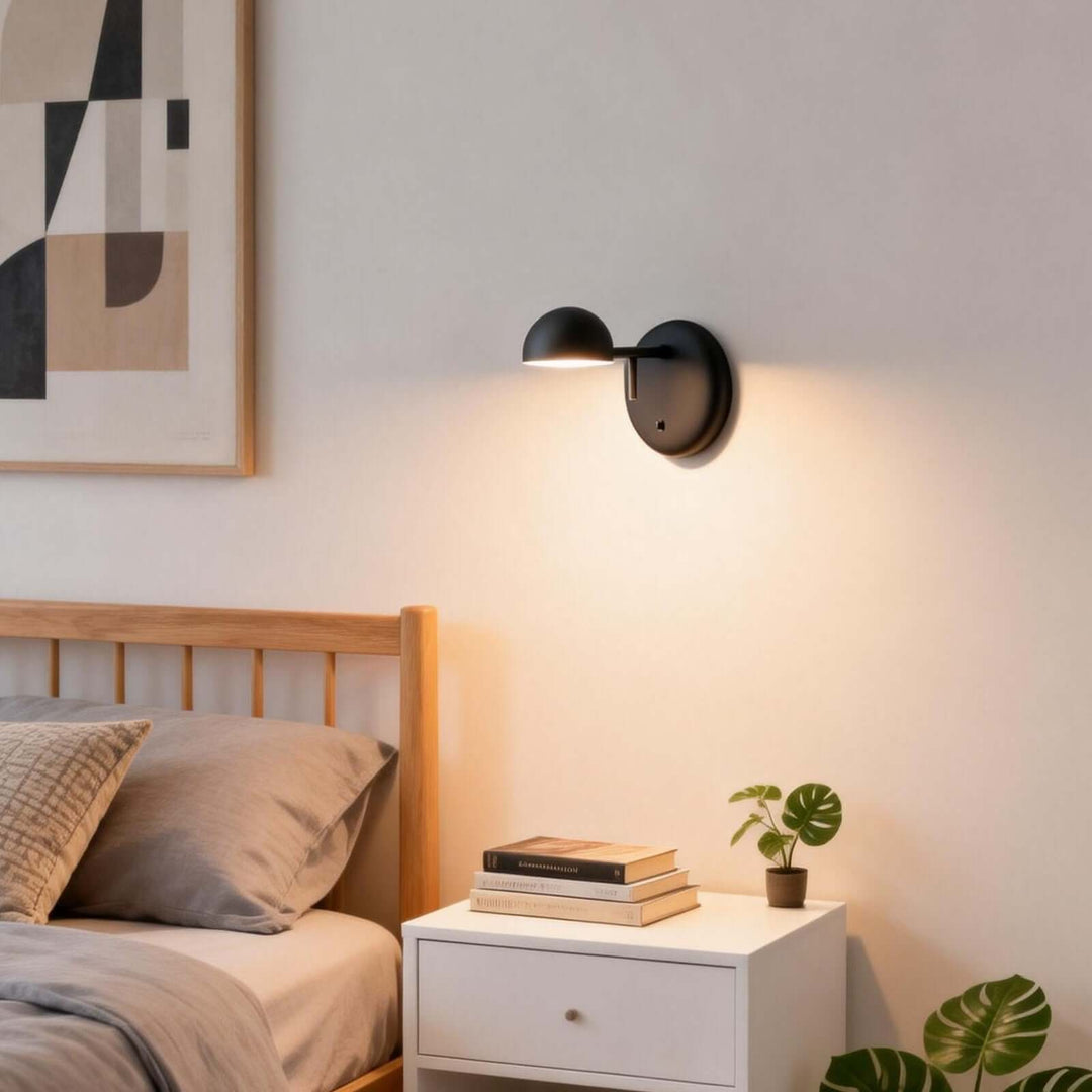 Pelano Wall Light Style B – Modern Minimalist Small Bedside Lamp