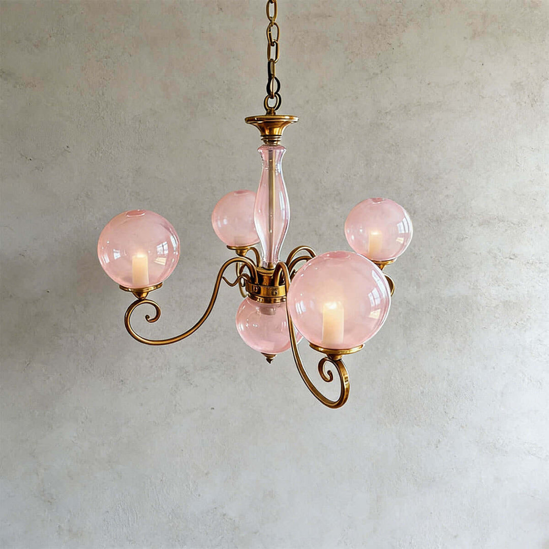 Xylen Chandelier – Vintage French Glass Chandelier