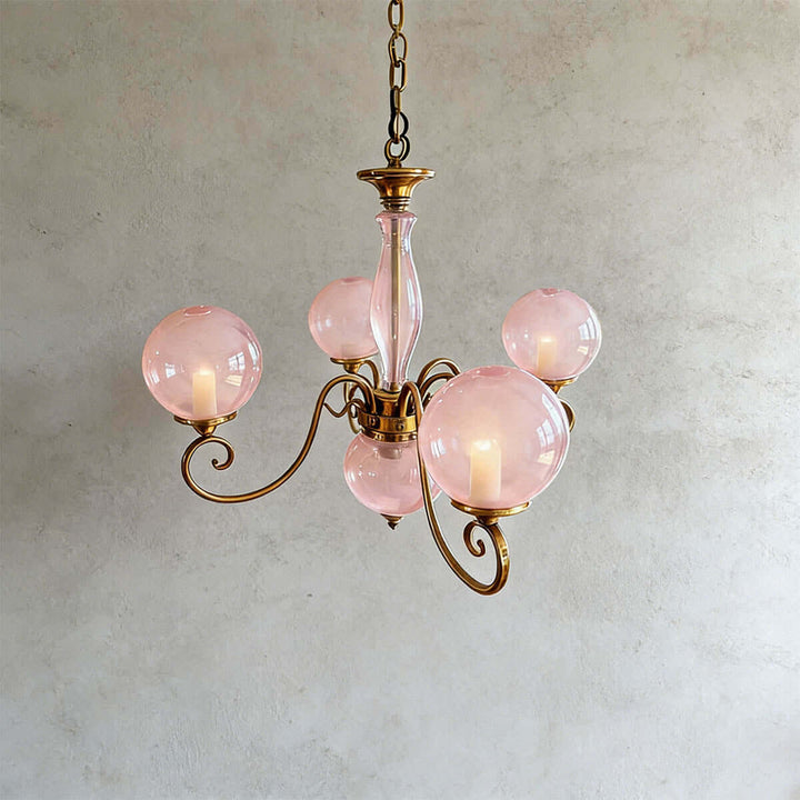 Xylen Chandelier – Vintage French Glass Chandelier