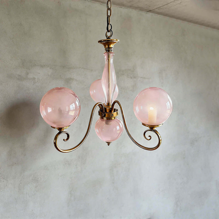Xylen Chandelier – Vintage French Glass Chandelier