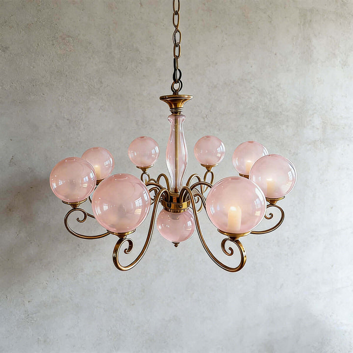 Xylen Chandelier – Vintage French Glass Chandelier