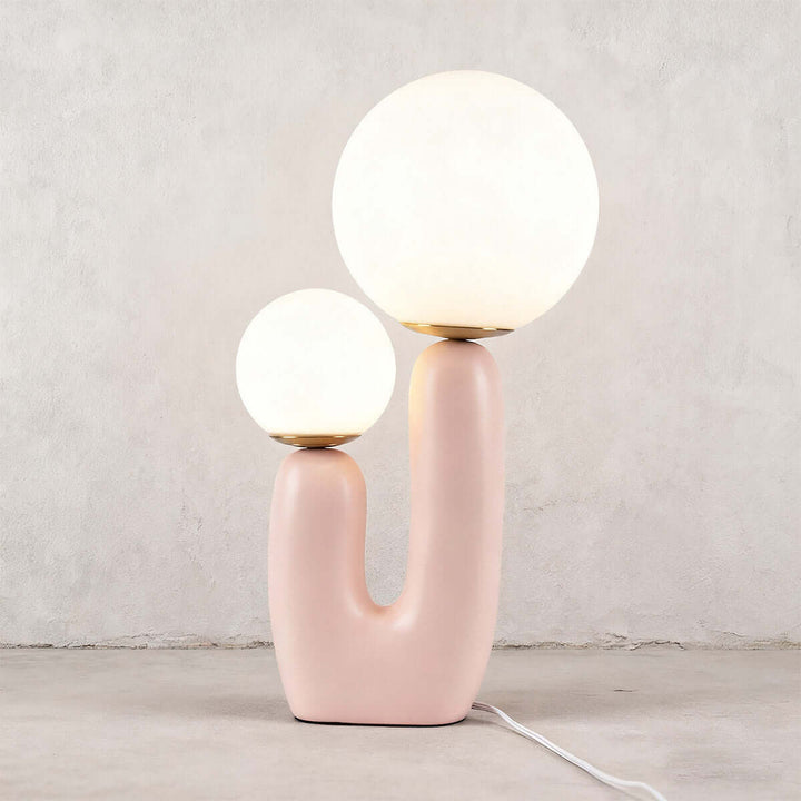 Oo Smooth Table Lamp | Postmodern Minimalist Glass Lamp