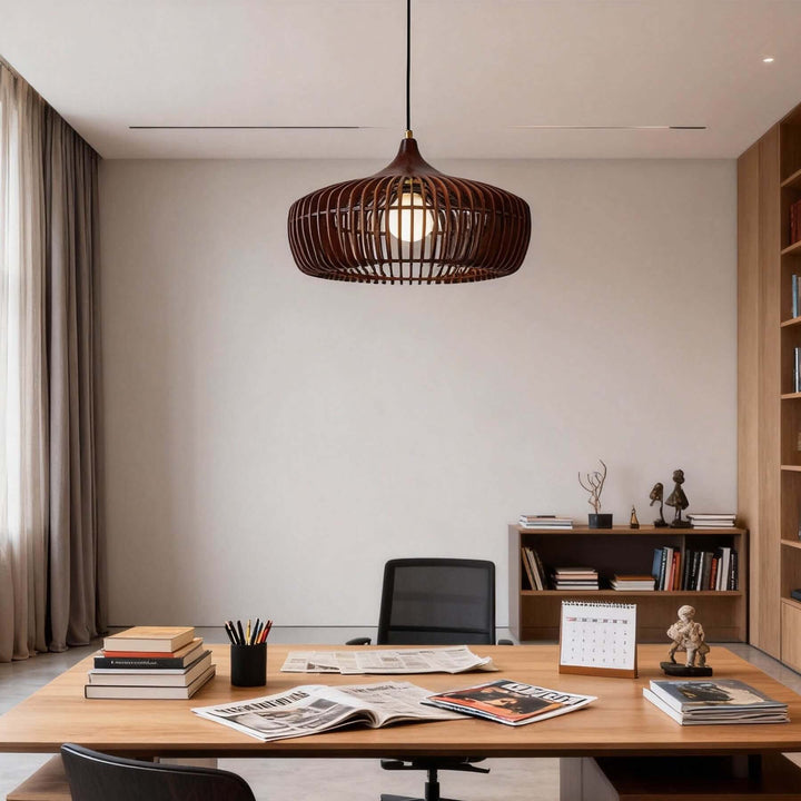 Pirevo Pendant Light – Japanese Wabi-sabi Retro Creative Wood