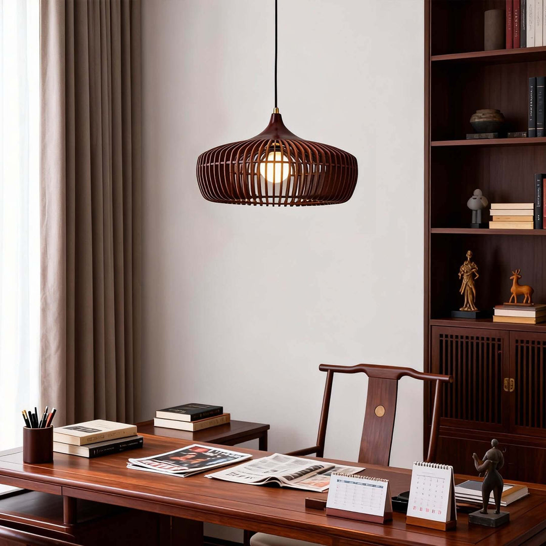 Pirevo Pendant Light – Japanese Wabi-sabi Retro Creative Wood