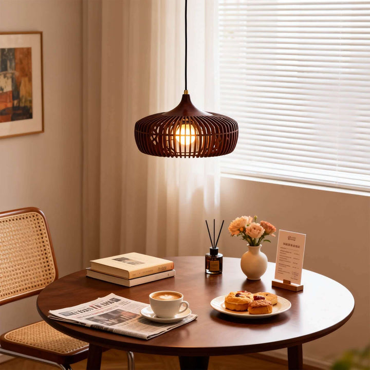 Pirevo Pendant Light – Japanese Wabi-sabi Retro Creative Wood
