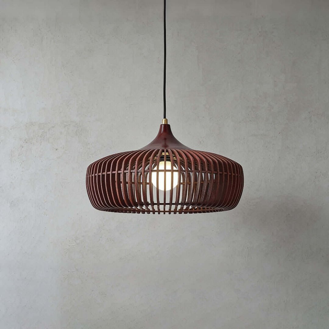 Pirevo Pendant Light – Japanese Wabi-sabi Retro Creative Wood
