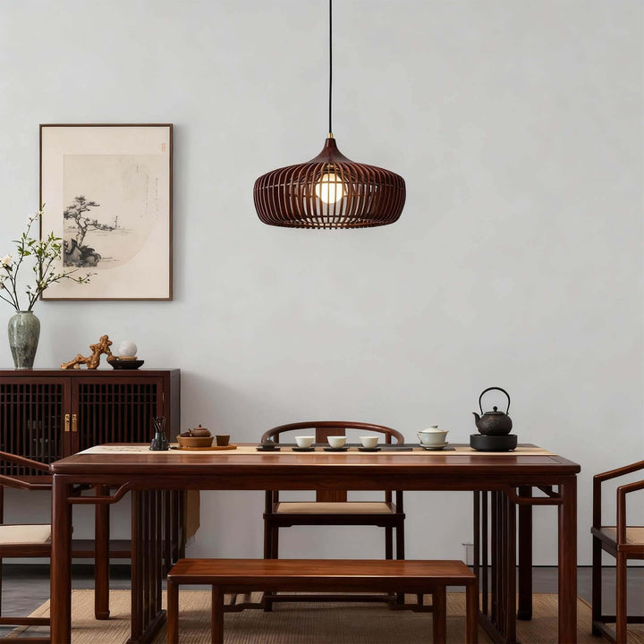 Pirevo Pendant Light – Japanese Wabi-sabi Retro Creative Wood