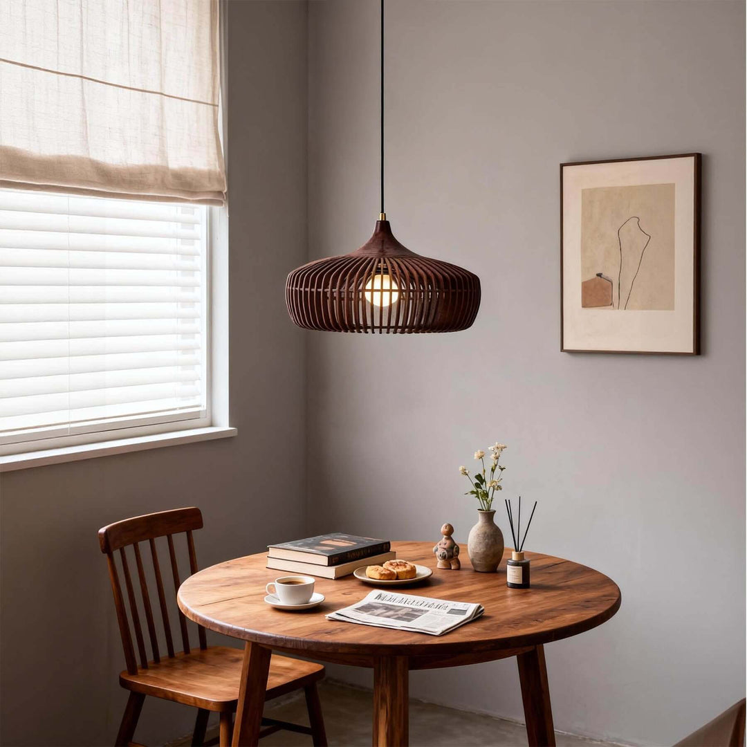 Pirevo Pendant Light – Japanese Wabi-sabi Retro Creative Wood