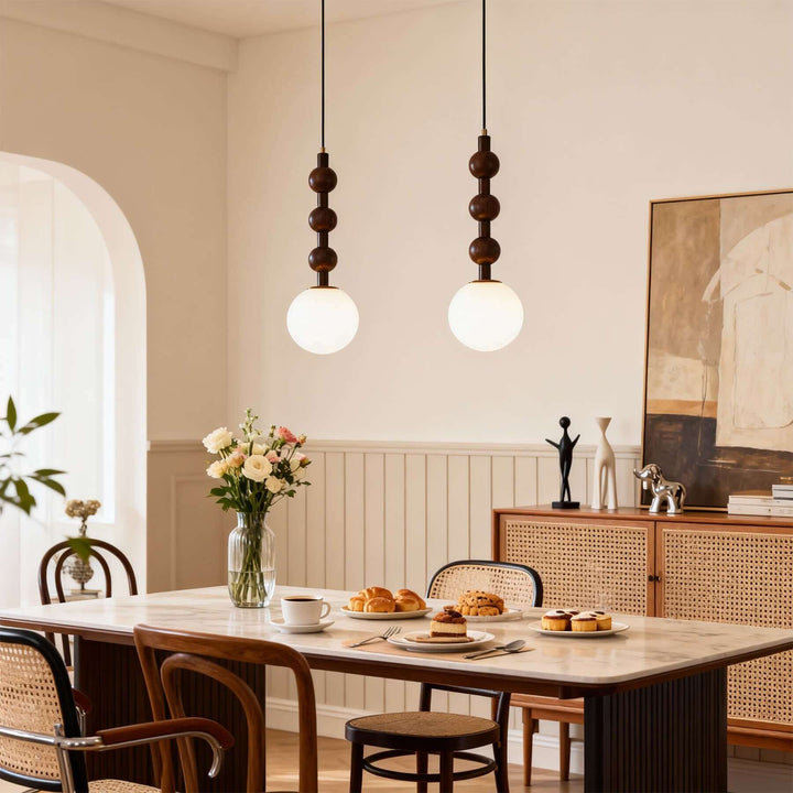 Polvex Pendant Light Nordic Retro Decorative Glass Glow