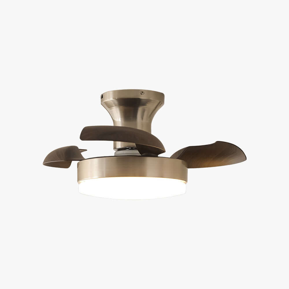 Pryva Ceiling Fan Light | Modern French ABS Dining Light
