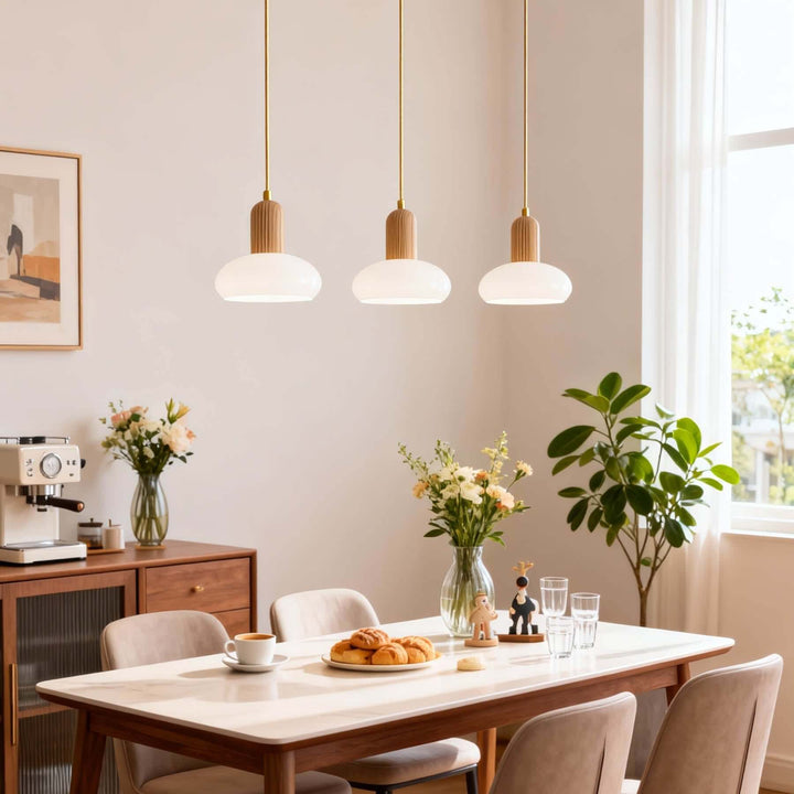 Qalivo Pendant Lamp | French Minimalist Glass Lighting