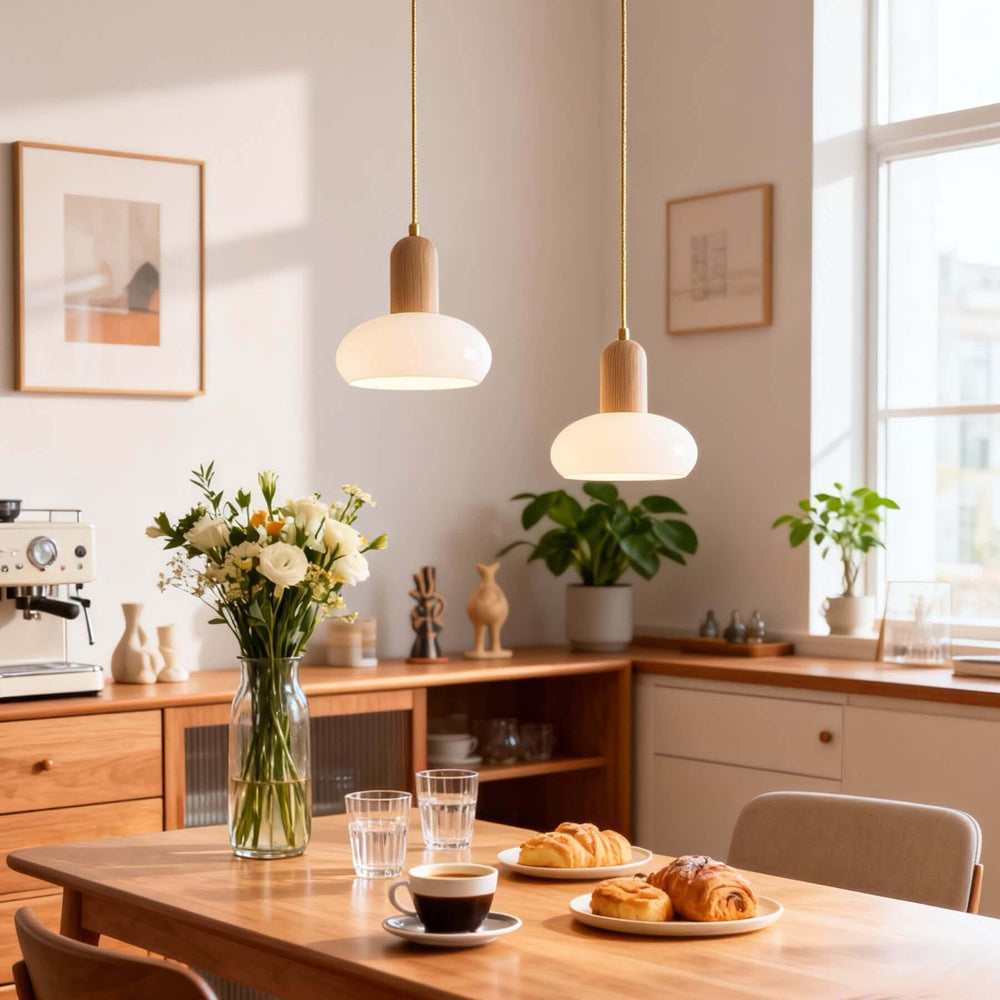 Qalivo Pendant Lamp | French Minimalist Glass Lighting