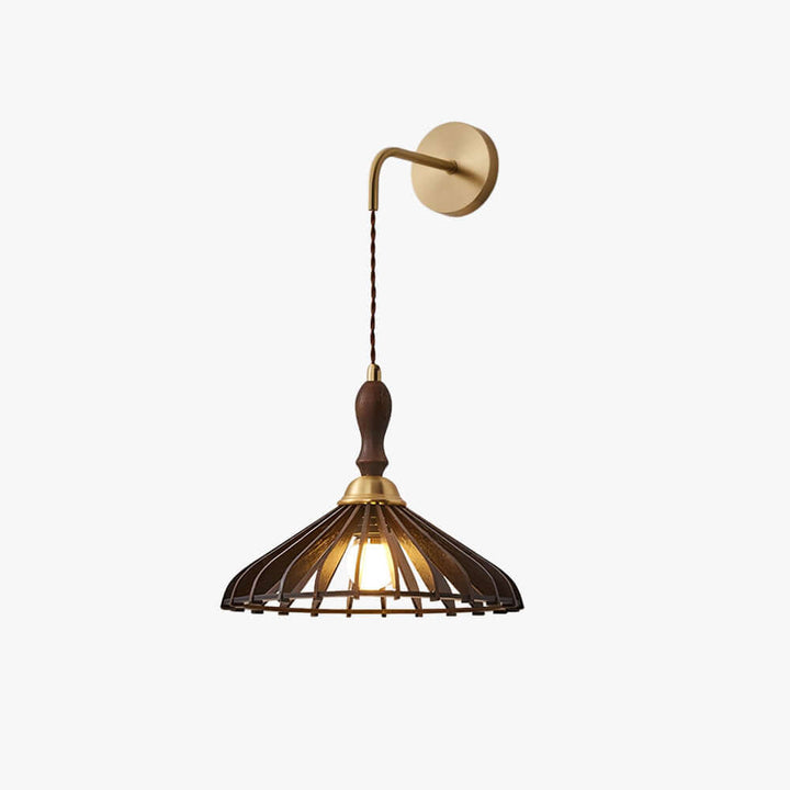 Qarelo Wall Light - Modern French Umbrella Wood Hallway