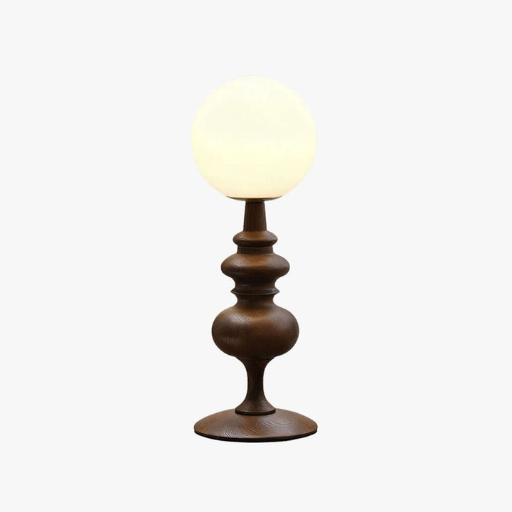 Qavory Table Lamp – French Country Milk Glass Bedside Lamp