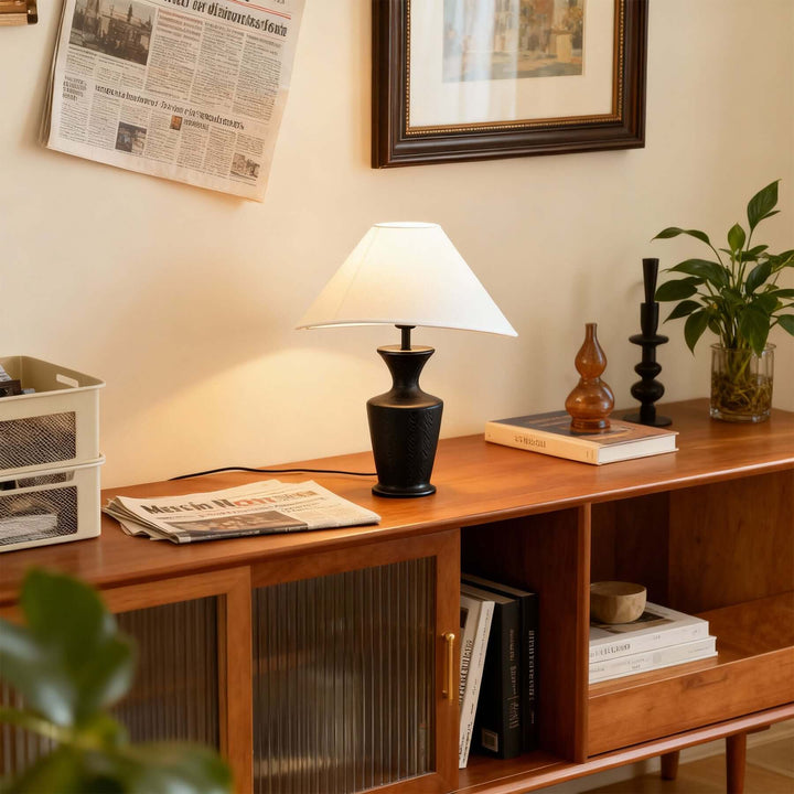 Qirela Table Lamp – Vintage French Country Bedside Light