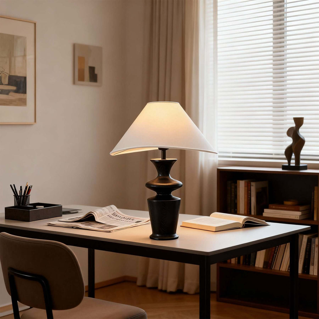 Qirela Table Lamp – Vintage French Country Bedside Light