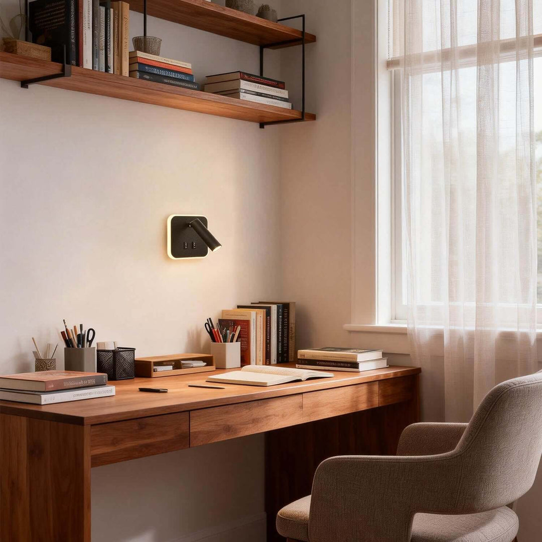 Qivol Wall Light – Minimalist LED Luxury Study Reading Lamp