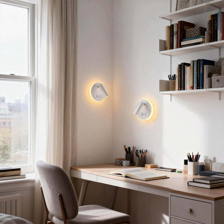 Qivol Wall Light – Minimalist LED Luxury Study Reading Lamp